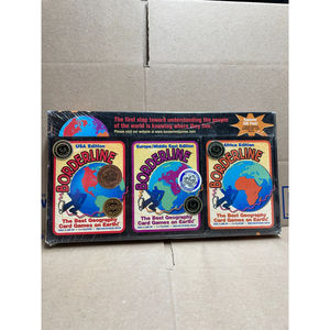 Borderline Usa edition vintage Geography Card Game Explorer gift pack set NIB